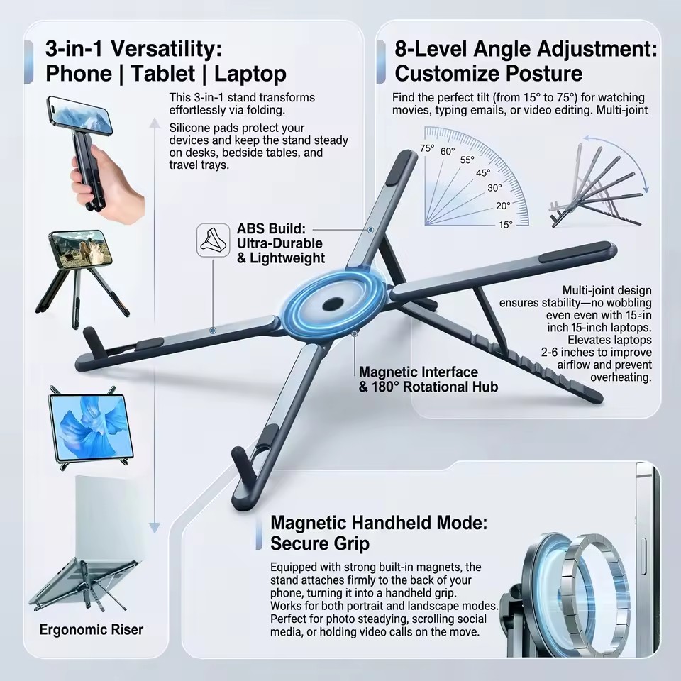 Portable Magnetic Phone Holder - Tablet Holder Accessories 评论和价格