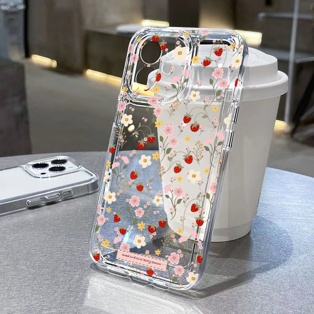 Aesthetic Floral Case For iPho - Tablet Accessories Aesthetic 评论和价格