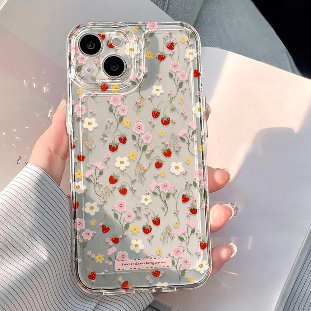 Aesthetic Floral Case For iPho - Tablet Accessories Aesthetic 评论和价格