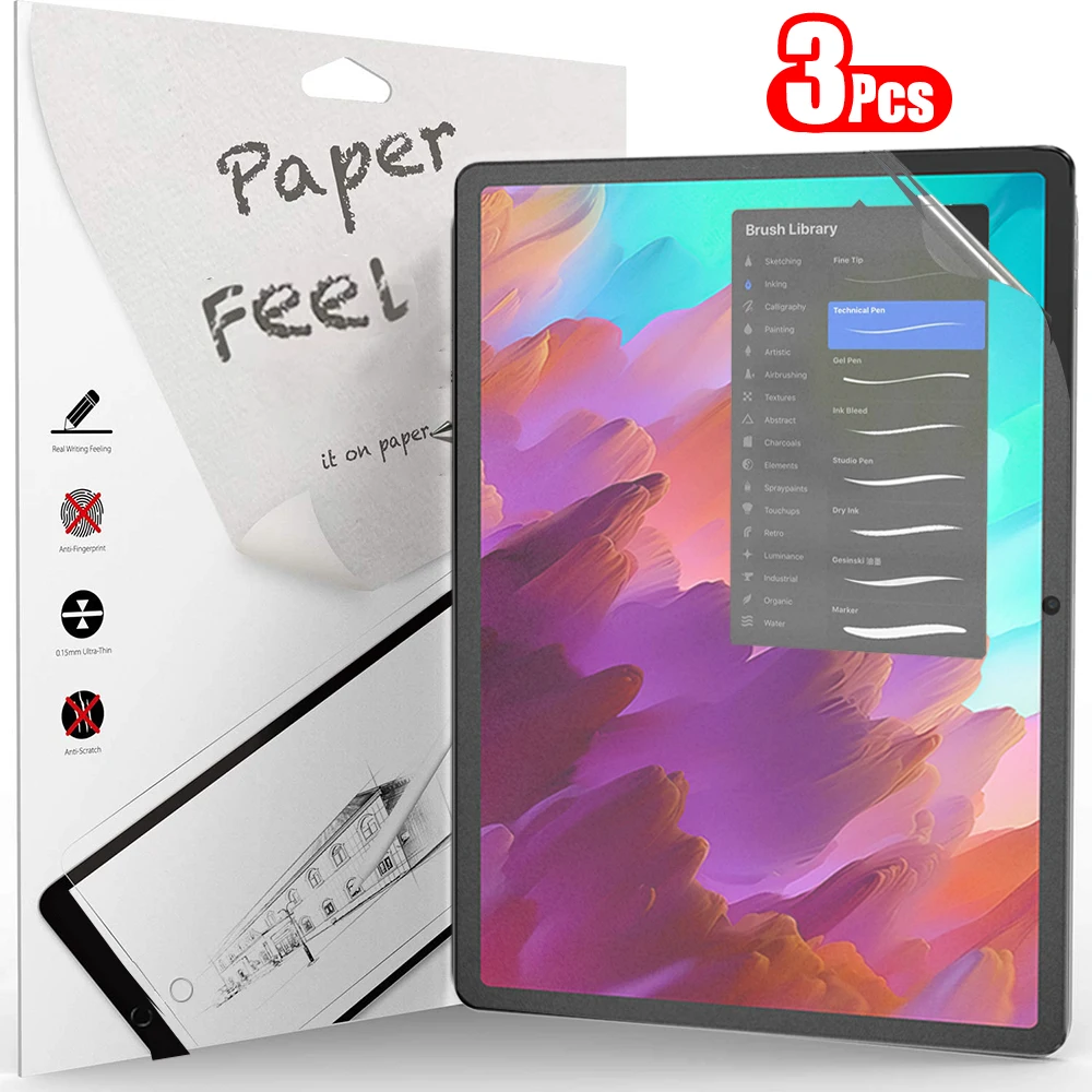 3Pcs Like Paper Feel Screen Pr - Lenovo Tablet M11 Accessories 评论和价格