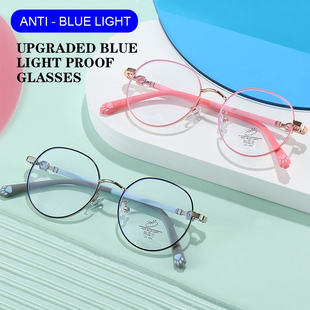 Anti-blue Light Kids Glasses C - Tablet Accessories For Girls 评论和价格